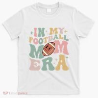 In My Football Mom Era Retro Groovy Football Mom T-Shirt thumb 0