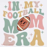 In My Football Mom Era Retro Groovy Football Mom T-Shirt thumb 7