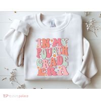 In My Fourth Grade Era Girl Back To School 4th Grade Era Sweatshirt thumb 2