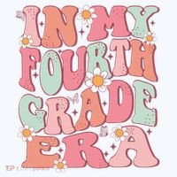 In My Fourth Grade Era Girl Back To School 4th Grade Era Sweatshirt thumb 3