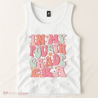 In My Fourth Grade Era Girl Back To School 4th Grade Era Tank Top thumb 2