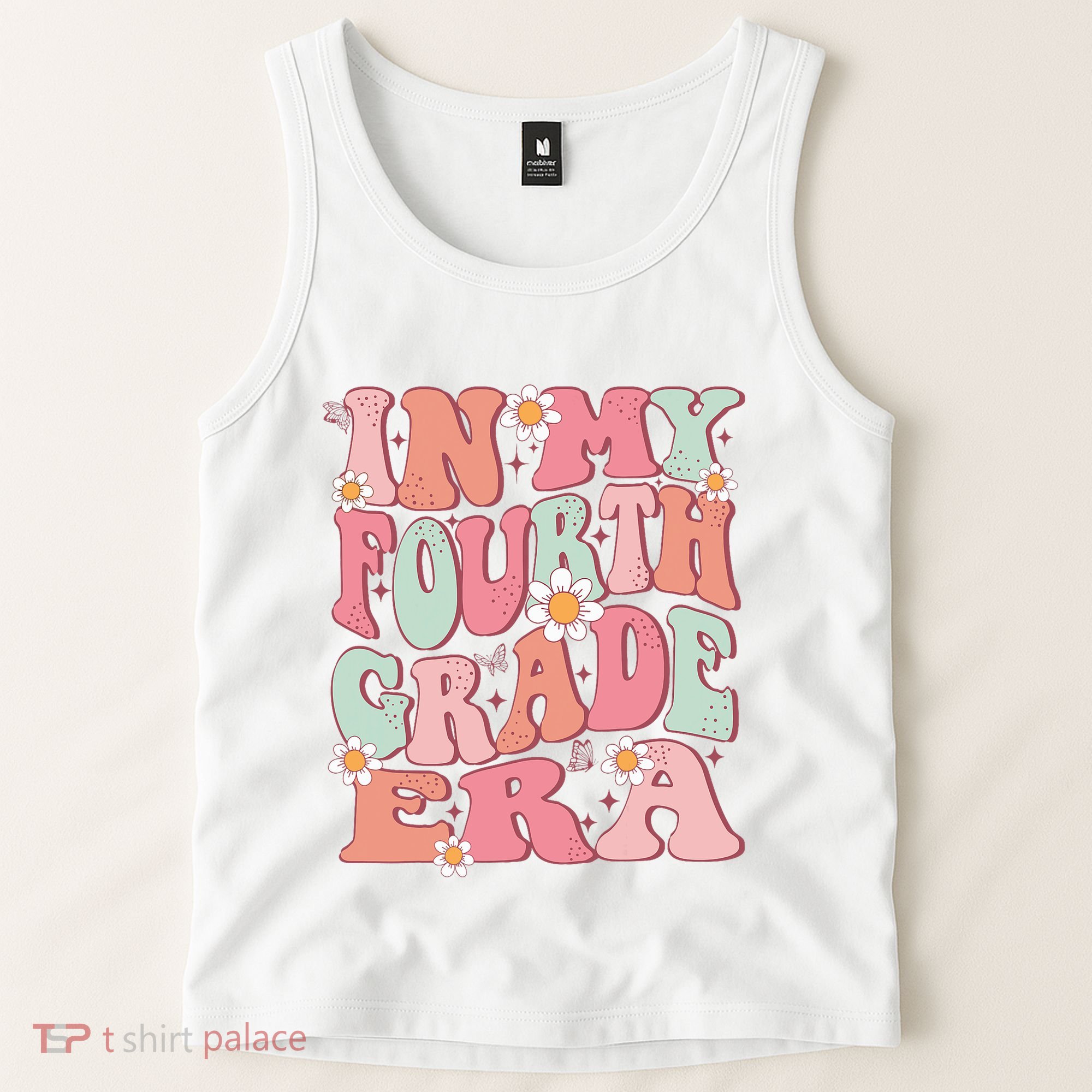 In My Fourth Grade Era Girl Back To School 4th Grade Era Tank Top