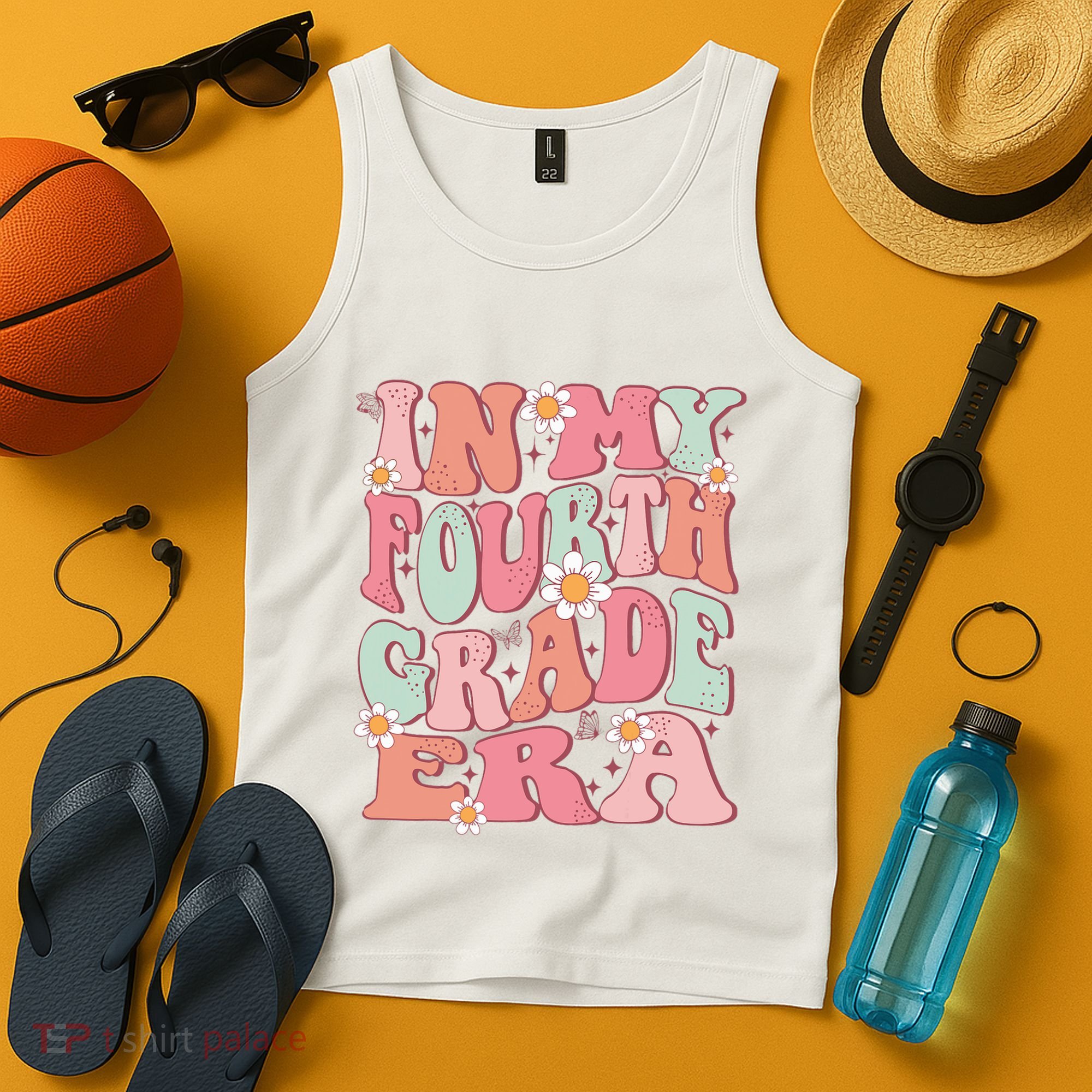 In My Fourth Grade Era Girl Back To School 4th Grade Era Tank Top