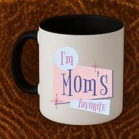 I'm Mom's Favorite Retro Coffee Mug thumb 2