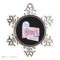 I'm Mom's Favorite Retro Ornament thumb 0