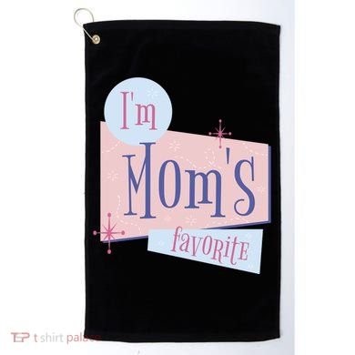 I'm Mom's Favorite Retro Golf Towel