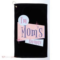 I'm Mom's Favorite Retro Golf Towel thumb 0