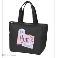 I'm Mom's Favorite Retro Tote Bag thumb 3