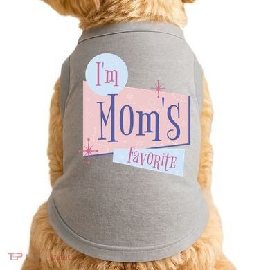 I'm Mom's Favorite Retro Doggie Tank