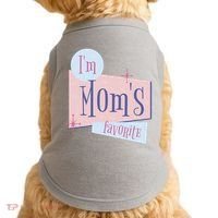 I'm Mom's Favorite Retro Doggie Tank thumb 0