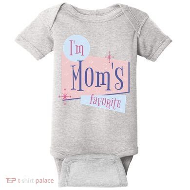 I'm Mom's Favorite Retro Baby Bodysuit