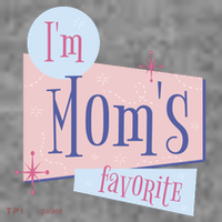 I'm Mom's Favorite Retro Baby Bodysuit thumb 2