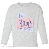 I'm Mom's Favorite Retro Toddler Long Sleeve Shirt thumb 0