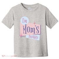 I'm Mom's Favorite Retro Toddler T-Shirt thumb 0