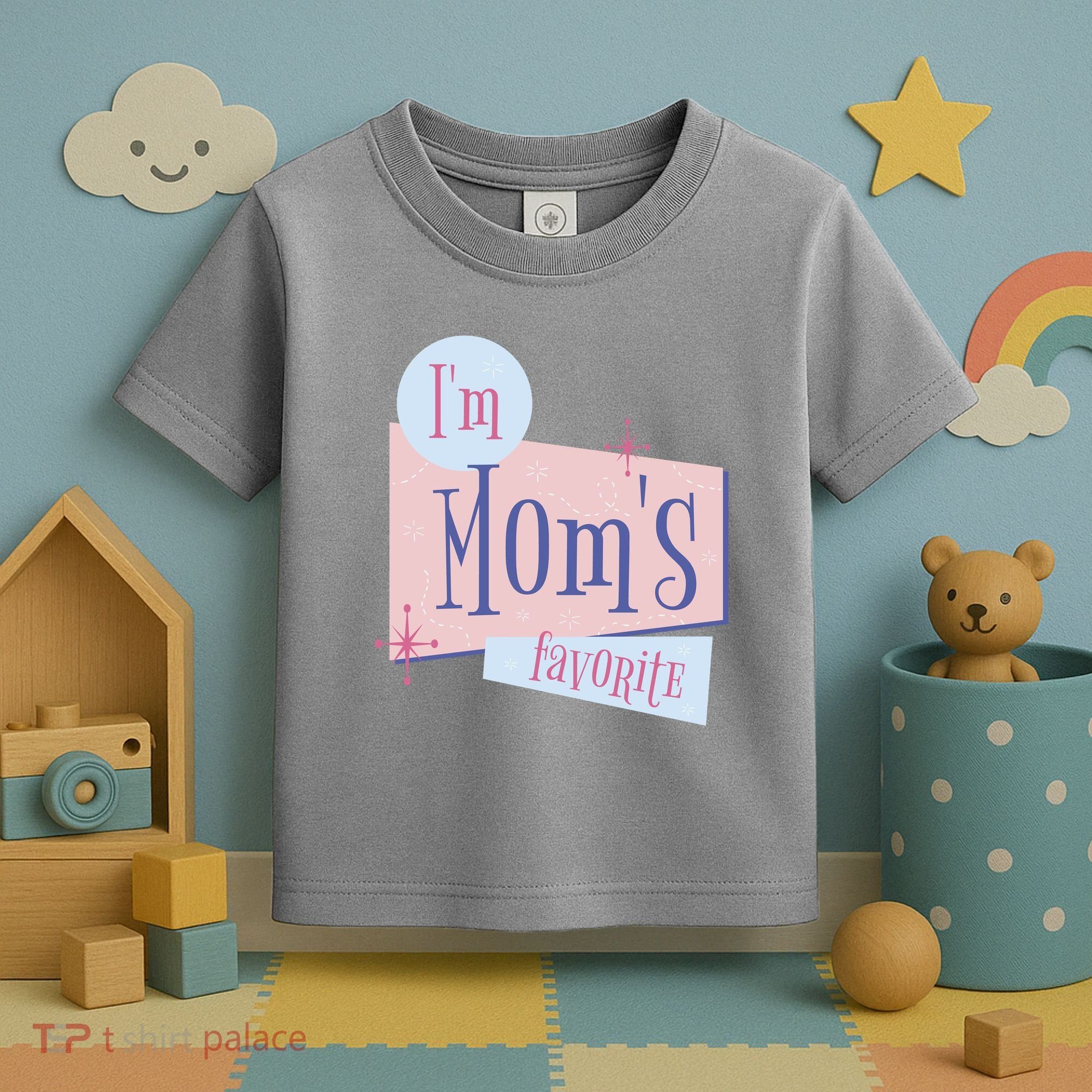 I'm Mom's Favorite Retro Toddler T-Shirt