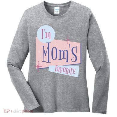 I'm Mom's Favorite Retro Women's Long Sleeve Shirt
