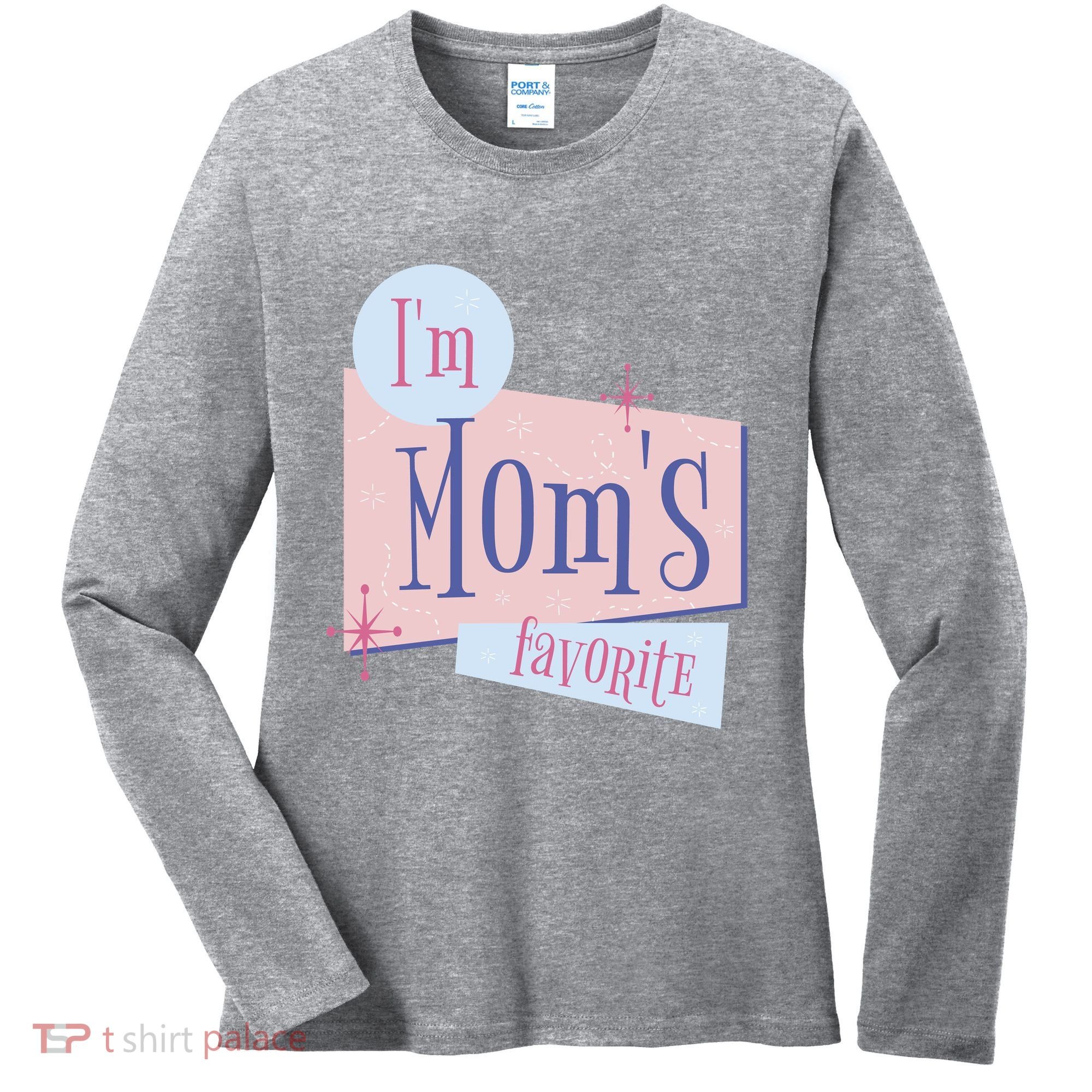 I'm Mom's Favorite Retro Women's Long Sleeve Shirt