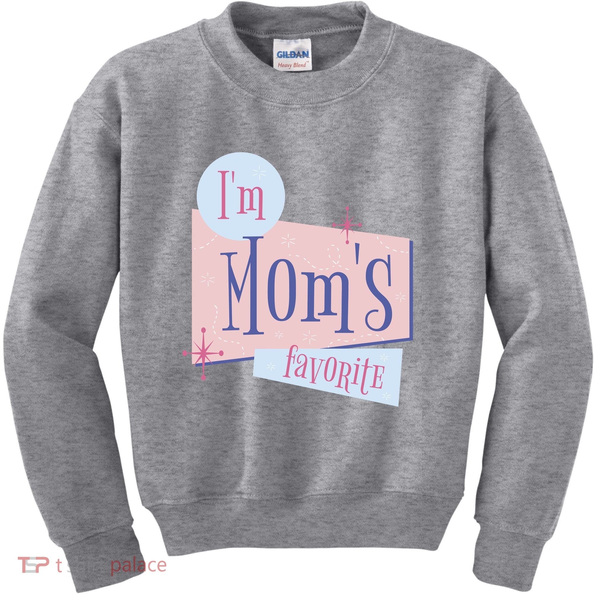 I'm Mom's Favorite Retro Kids Sweatshirt