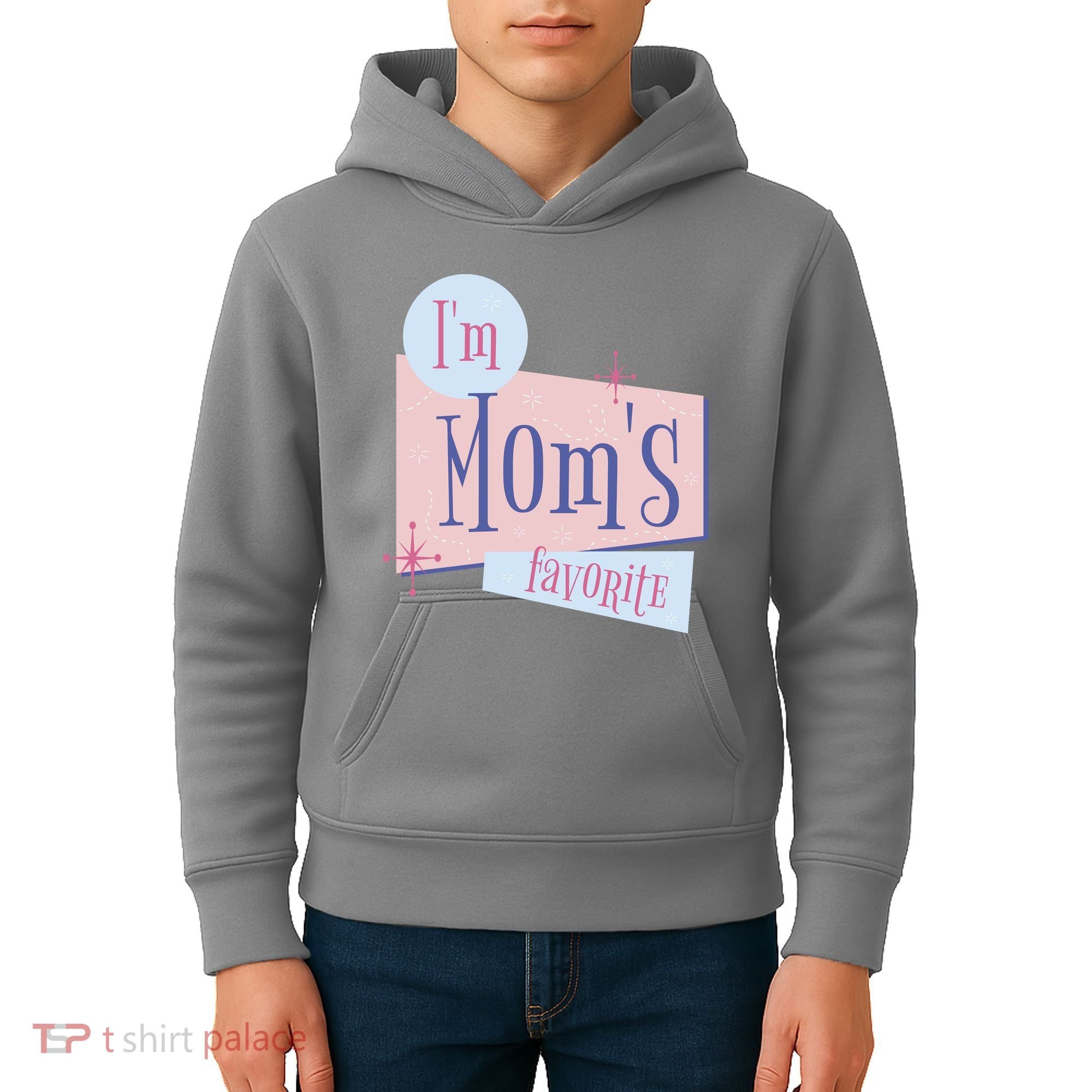 I'm Mom's Favorite Retro Kids Hoodie