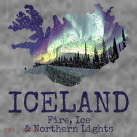 Iceland Map Fire Ice Northern Light Icelandic Souvenir Toddler Hoodie thumb 2