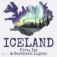 Iceland Map Fire Ice Northern Light Icelandic Souvenir Women's Hoodie thumb 2