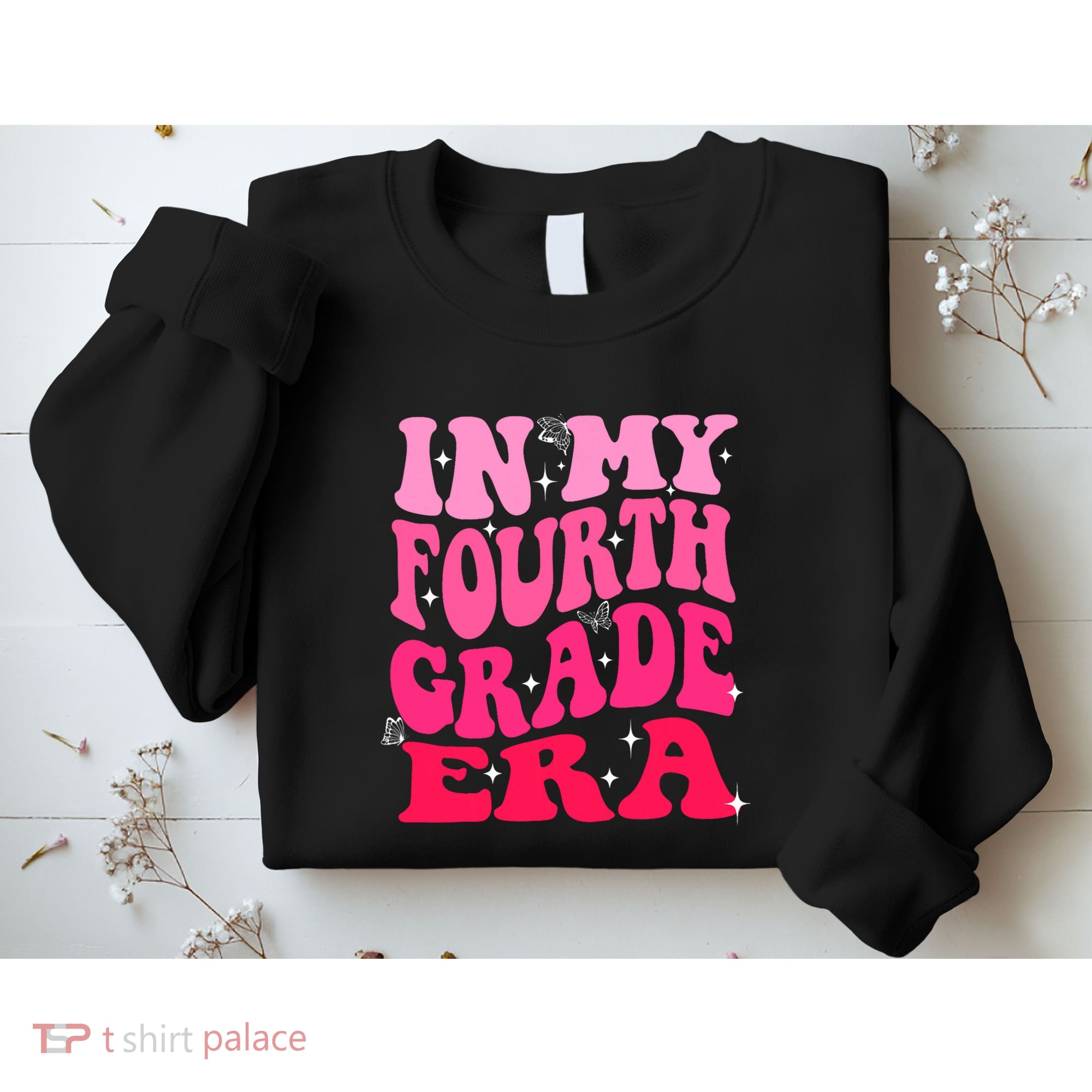 In My Fourth Grade Era Girl Back To School 4th Grade Sweatshirt