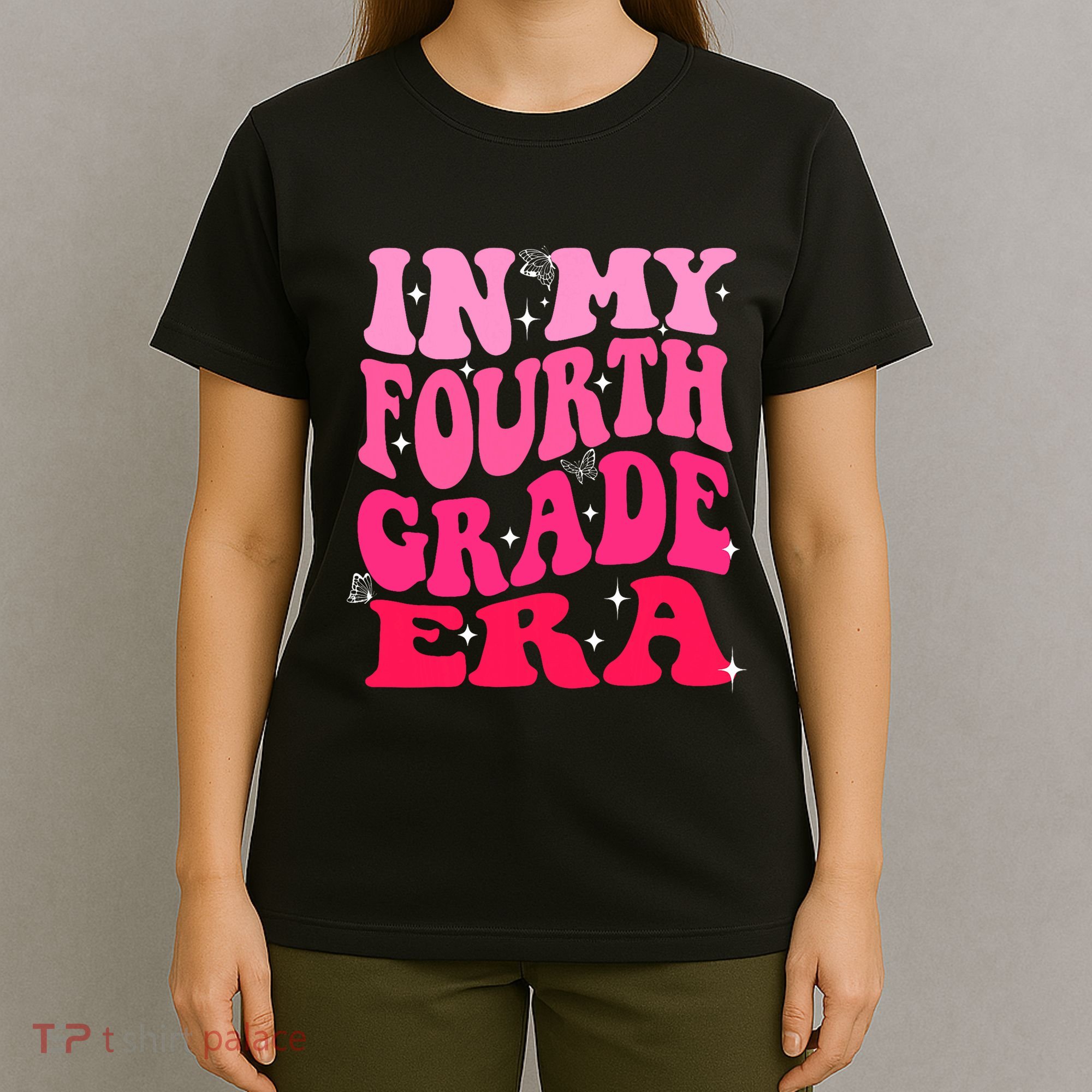 In My Fourth Grade Era Girl Back To School 4th Grade T-Shirt