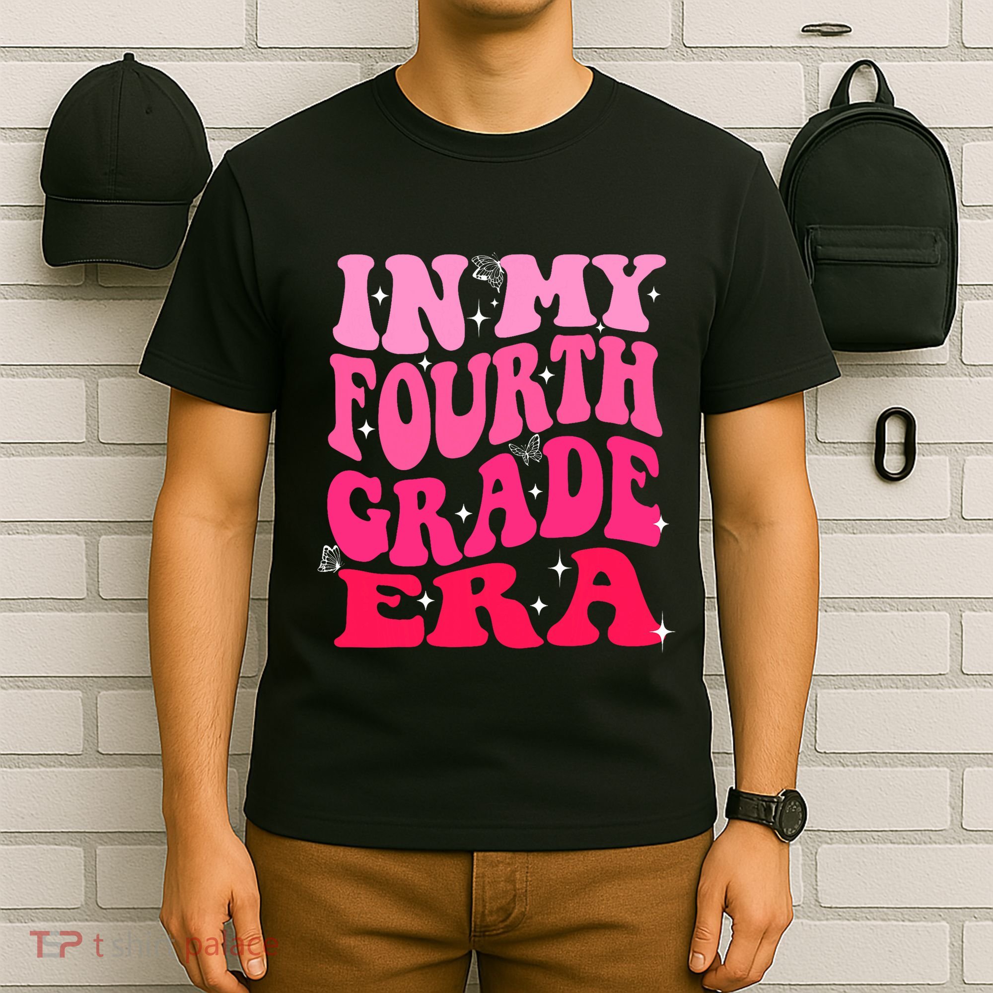 In My Fourth Grade Era Girl Back To School 4th Grade T-Shirt