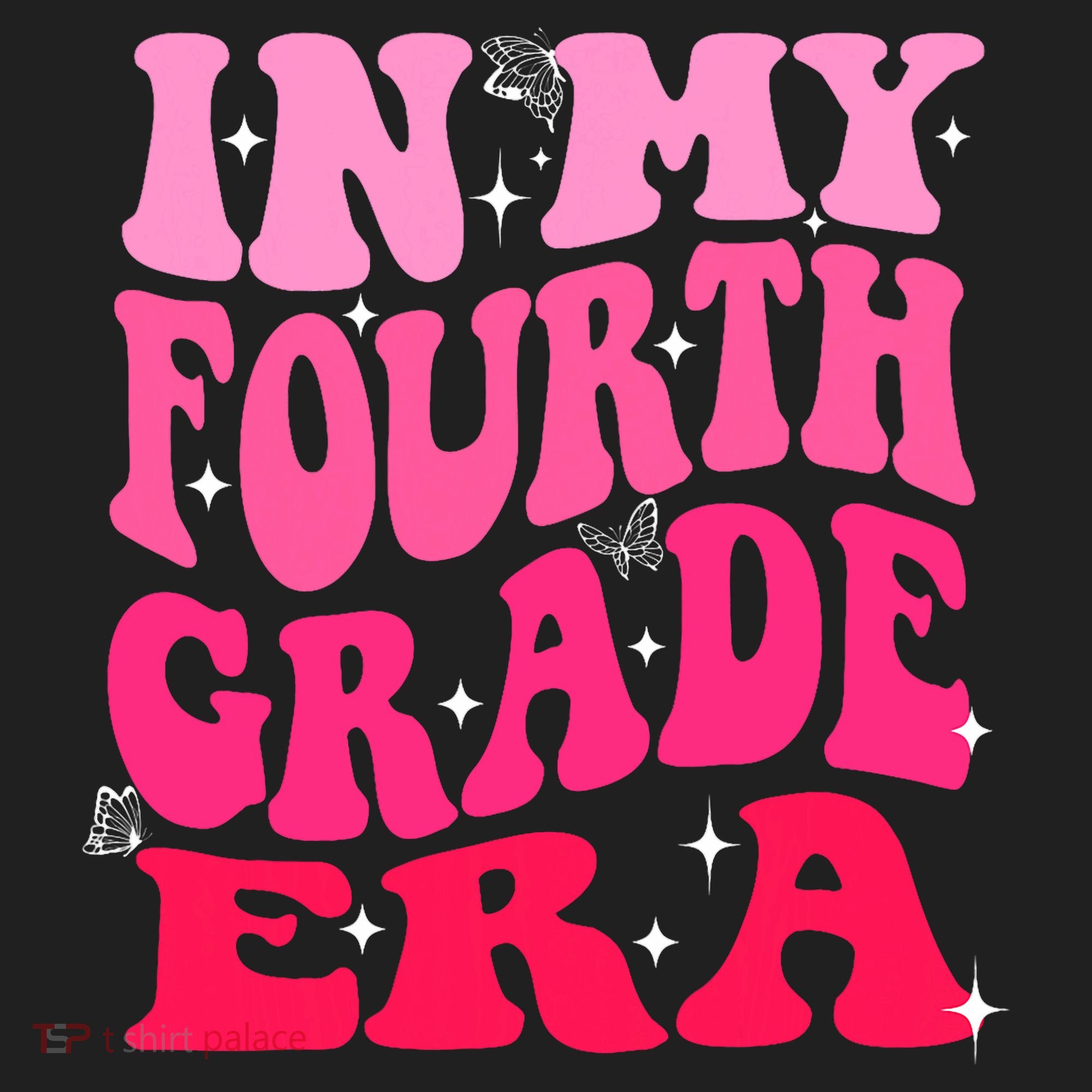 In My Fourth Grade Era Girl Back To School 4th Grade Hat