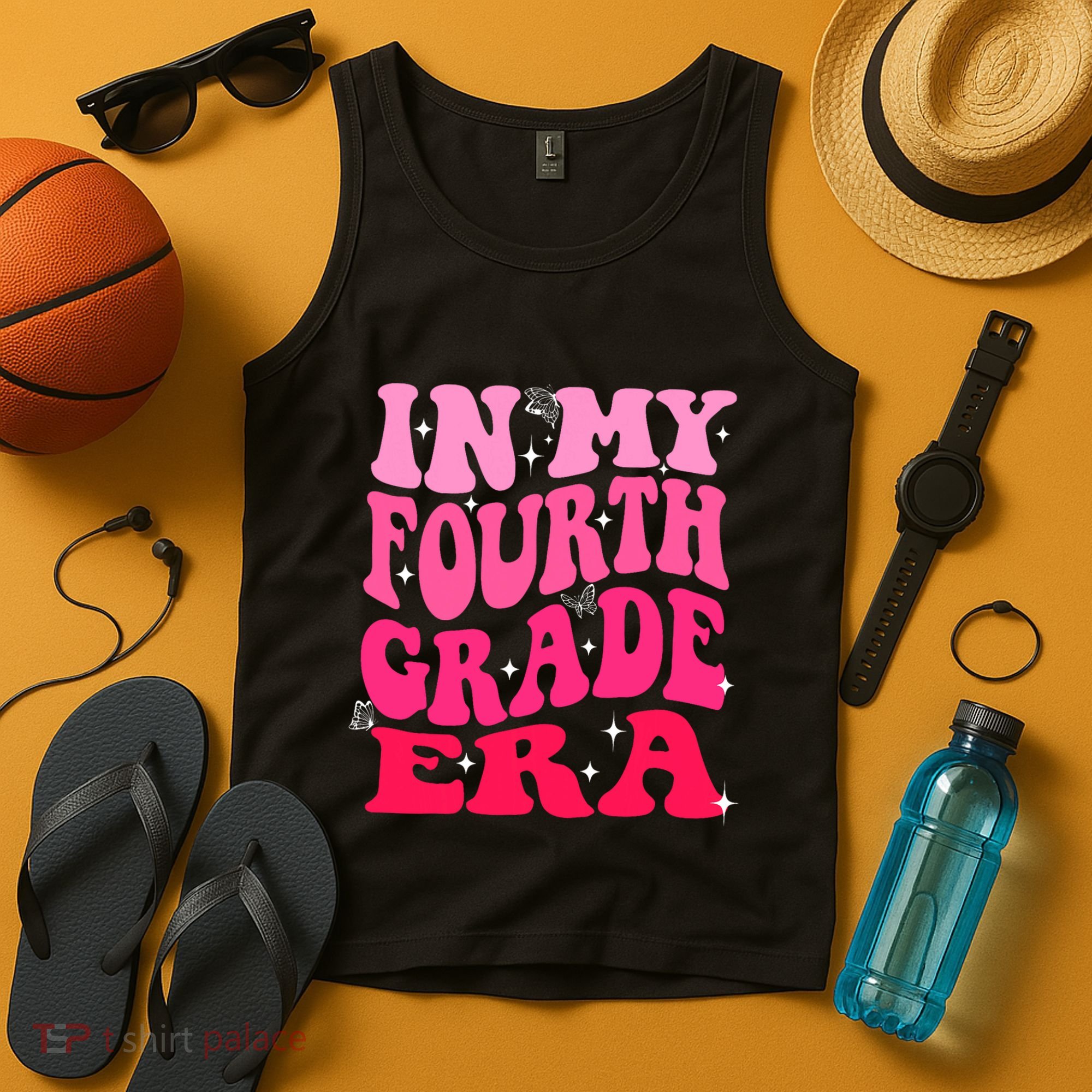In My Fourth Grade Era Girl Back To School 4th Grade Tank Top