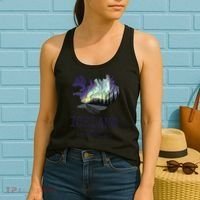 Iceland Map Fire Ice Northern Light Icelandic Souvenir Women's Tank Top thumb 2