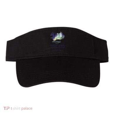 Iceland Map Fire Ice Northern Light Icelandic Souvenir Visor