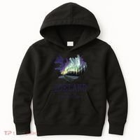 Iceland Map Fire Ice Northern Light Icelandic Souvenir Kids Hoodie thumb 0