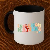 Inclusion Matters Floral Love Acceptance Coffee Mug thumb 2