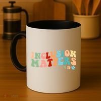 Inclusion Matters Floral Love Acceptance Coffee Mug thumb 4