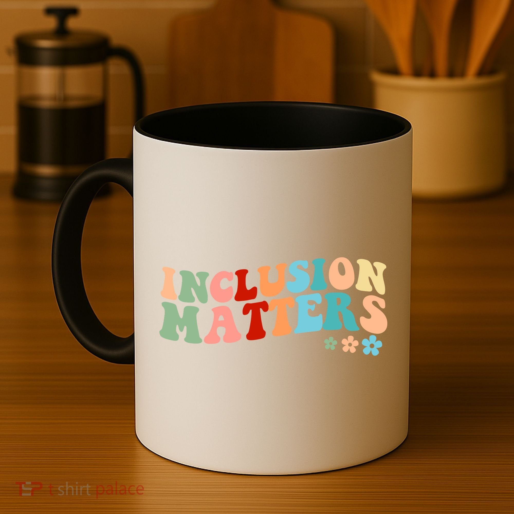 Inclusion Matters Floral Love Acceptance Coffee Mug