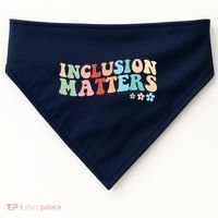 Inclusion Matters Floral Love Acceptance USA-Made Doggie Bandana thumb 0