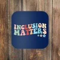 Inclusion Matters Floral Love Acceptance Coaster thumb 0
