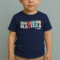 Inclusion Matters Floral Love Acceptance Toddler T-Shirt thumb 2