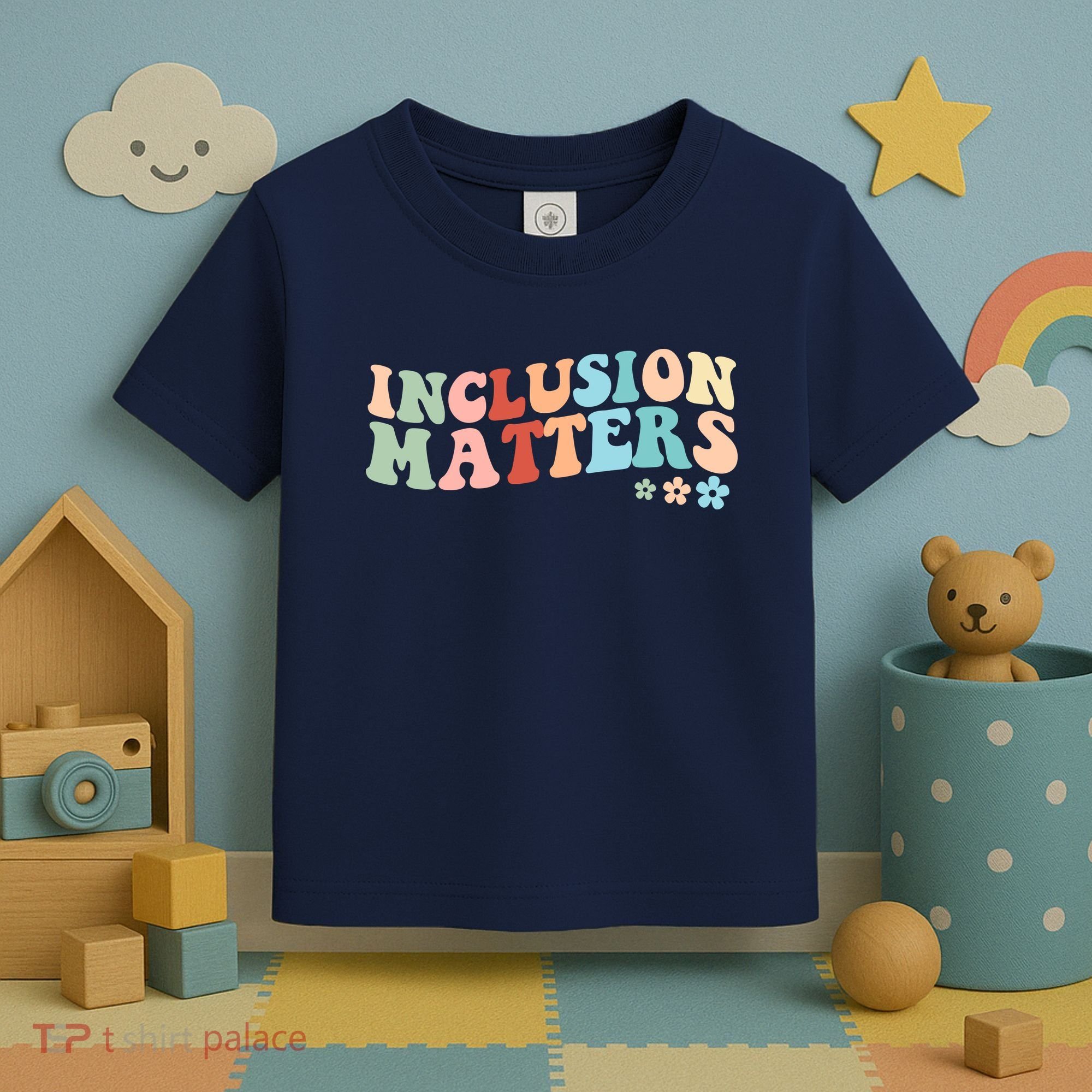 Inclusion Matters Floral Love Acceptance Toddler T-Shirt