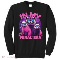 In My Feral Era Awesome Raccoon Cringe Meme Funny Raccoon Sweatshirt thumb 0