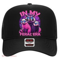In My Feral Era Awesome Raccoon Cringe Meme Funny Raccoon Hat thumb 0