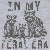 In My Feral Era Racoons Meme Women's Sweatshirt thumb 2