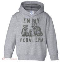 In My Feral Era Racoons Meme Toddler Hoodie thumb 0