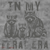 In My Feral Era Racoons Meme Toddler Hoodie thumb 2