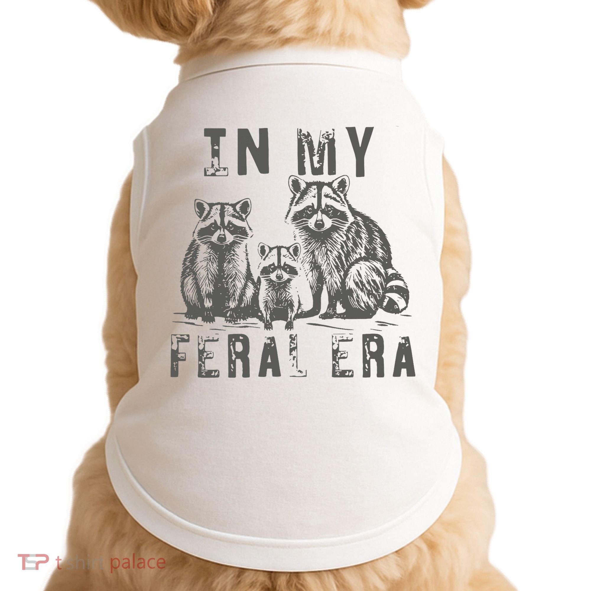 In My Feral Era Racoons Meme Doggie Tank