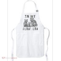 In My Feral Era Racoons Meme Apron thumb 0