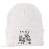 In My Feral Era Racoons Meme Beanie thumb 0