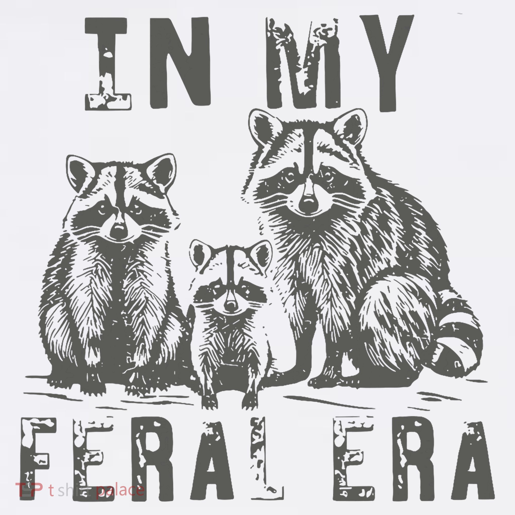 In My Feral Era Racoons Meme Ornament