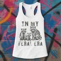 In My Feral Era Racoons Meme Women's Tank Top thumb 3